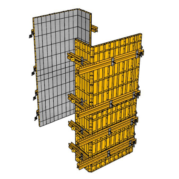 แบบหล่อเสาระบบคอลัมน์บีม (Column Beam Formwork)