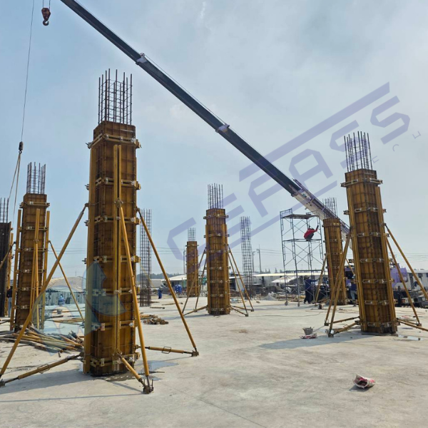 แบบหล่อเสาระบบคอลัมน์บีม (Column Beam Formwork)