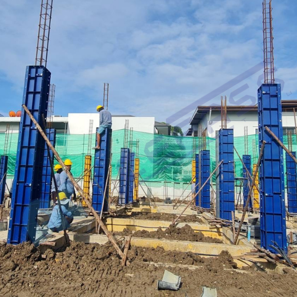 แบบเสาปรับขนาดเล็ก (Small Adjustable Column Formwork)