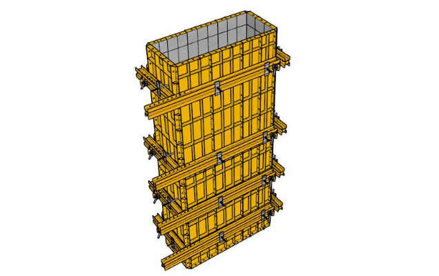 แบบหล่อเสาระบบคอลัมน์บีม (Column Beam Formwork)