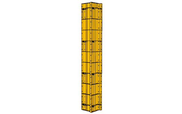 แบบเสาปรับขนาดเล็ก (Small Adjustable Column Formwork)